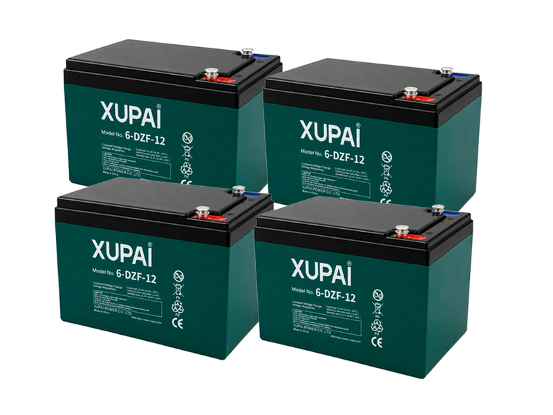 Комплект тяговых гелевых аккумуляторов XUPAI 6-DZF-12 (48V13A/H C3)