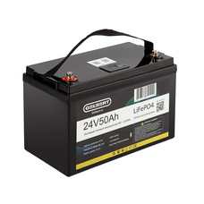 Gelbert LiFePO4 (24V/50Ah/80A/1,200Wh) BT/Display
