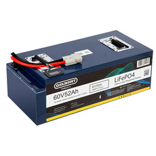 Gelbert LiFePO4 (60V/52Ah/80A/3,120Wh) BT/Display