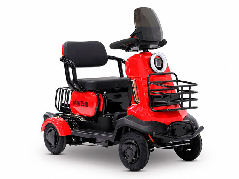 Электротрицикл Rutrike Квадро (красный)